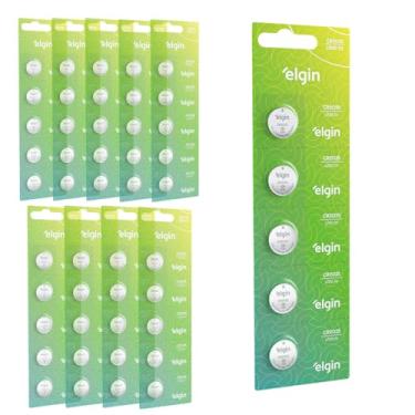 Imagem de Bateria/Pilha Tipo Moeda CR2025 10 Cartelas C/5 unidades Elgin