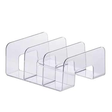Imagem de Organizador Plastico Multi 24,5X20x10cm Cristal 1124