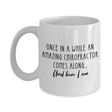 Imagem de Caneca de café de quiroprática, caneca de decoração de escritório de quiroprática, caneca de apreciação de quiroprática, presente de ajustador de quiropraxia, ideia de presente de aniversário de Natal (325 ml)