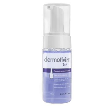 Imagem de Espuma De Limpeza Facial Para Pele Seca Ou Sensibilizada Dermotivin Soft 130ml