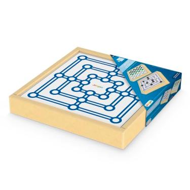 Imagem de Jogo de Damas e Trilha Junges Branco