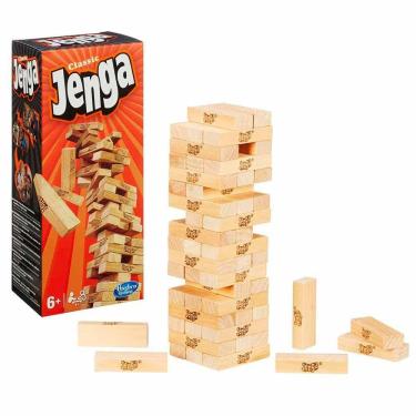 Imagem de Jogo Infantil - Torre de Equilíbrio - Jenga Clássico - Hasbro Gaming