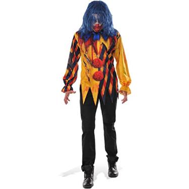 Imagem de Rubie's Costume Co. Fantasia masculina de palhaço assassino, Conforme mostrado., Extra-Large