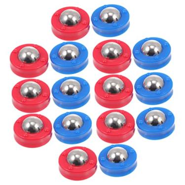 Imagem de GOOHOCHY Rolo De 16 Unidades shuffleboard de mesa miçangas brinquedos discos de hóquei bola de futebol infantil jogo de mesa bolas rolando jogo de tabuleiro rolando bolas Multifuncional aço