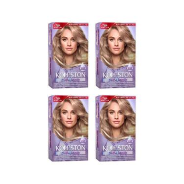 Imagem de Coloraçao Koleston 818 Louro Claro Perola - Kit C/4Un