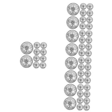 Imagem de NUOBESTY 100 Peças Botões De Metal Botões De Liga Botão Retrô Acessórios De Botões De Roupas Artesanais Botões De Costura DIY Botão Para Cardigan Botões De Roupas DIY Decorações