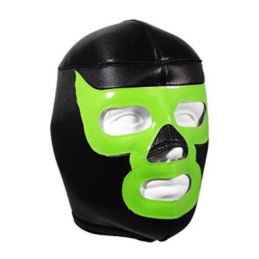Imagem de LUCHADOR DEMON Máscara de luta livre para adultos Lucha Libre (lucro) - Preto/Verde