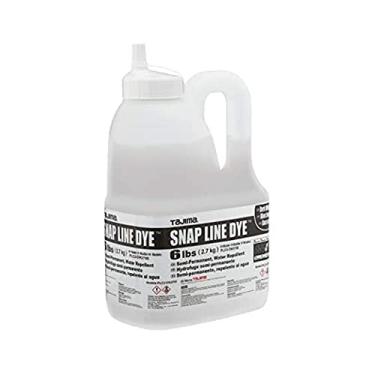Imagem de Tajima Giz de marcação - branco escuro 2,7 kg, corante semipermanente Snap-Line com garrafa durável e bocal de fácil enchimento - PLC3-DW2700