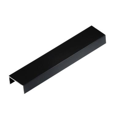 Imagem de Perfil de Alumínio para Acabamento 10mm X 2,0cm Luxor Black Matte Viscardi - caixa com...