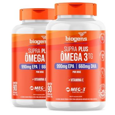 Imagem de Supra Plus Ômega 3, 1650mg, MEG 3®, 90 caps, Kit 2x Bigens