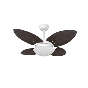 Imagem de Ventilador De Teto Branco 4 Pás Volare Premium Vr28 Mini Petalo Palmae Tabaco 220v Volare Volare 220v Branco Pequeno