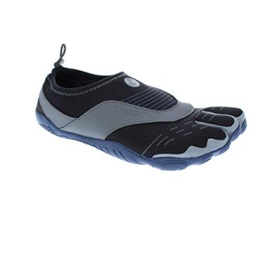 Imagem de Body Glove Sapatos Aquáticos Masculinos 3T Cinch - Sapatos de Praia e Natação Masculinos Duráveis de Secagem Rápida Sapatos Aquáticos Sem Cadarço, Preto/Índigo