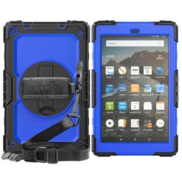 Imagem de Capa para tablet Kindle Fire HD 8plus 8.0 Fire HD 10 10.1 Kids Safe Silicon PC híbrida à prova de choque (Fire HD 10 10.1, BDBF-7)