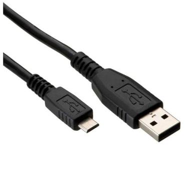 Imagem de Cabo USB x V8 Preto 0,80cm para Carregamento e Dados - Eletronica Cast