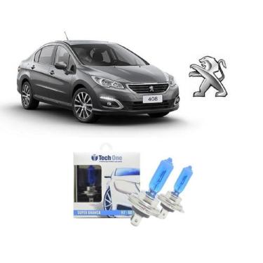 Imagem de Par de Lampadas Halogenas Super Branca para Farol Baixo H7 com 8500K I