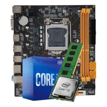 Imagem de Kit Upgrade I3 2ªgen Memória Ram 4gb - Placa Mãe 1155 - B75 - TWO BROT