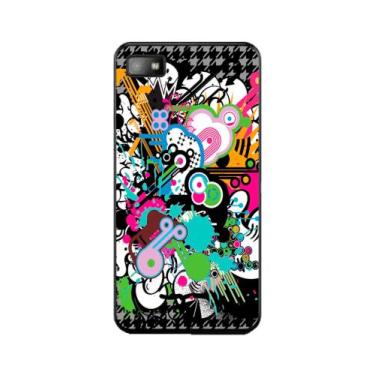 Imagem de Capa Adesivo Skin022 Verso Para Blackberry Z10 - KawaSkin