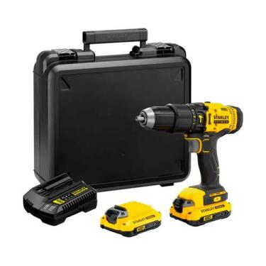 Imagem de Parafusadeira e Furadeira de Impacto 13mm SCD711C2K Stanley - Black De