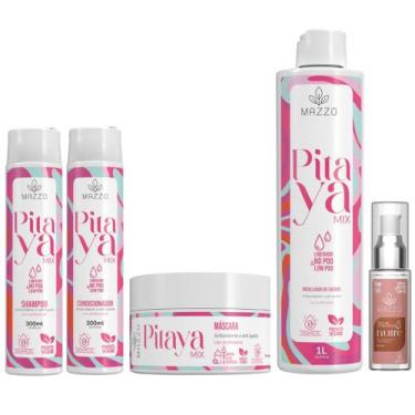 Imagem de Kit Anti-Queda Shampoo Máscara Condicionador Ativador Óleo - Mazzo