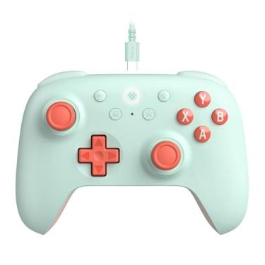 Imagem de 8Bitdo Ultimate 2C Wired Controller for Windows PC and Android, with 1000Hz Polling Rate, Hall Effect Joysticks and Hall Triggers, and Remappable L4/R4 Bumpers (Mint)