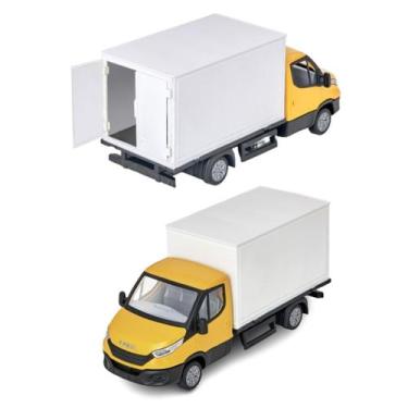 Imagem de Caminhão Iveco Daily Carroceria Bau Brinquedo Infantil - Usual Brinque