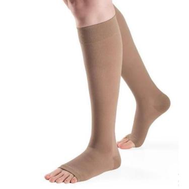 Imagem de Meia Panturrilha Basic 972  20-30Mmhg Longa Sigvaris, Bege, G3
