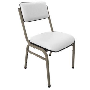 Imagem de Cadeira Empilhável para Auditórios Linha Hotel Smart Branco - Design O