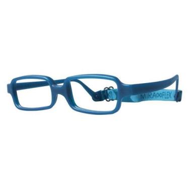 Imagem de Óculos infantil Miraflex New Baby 1 VM Verde Metalizado de 3 a 6 anos 