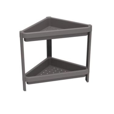 Imagem de Estante Multiuso Canto com 2 Prateleiras Geo - Grifit