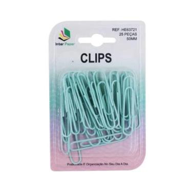 Imagem de Kit Clips de Metal Com 25 Unidades 50mm - Kawaii