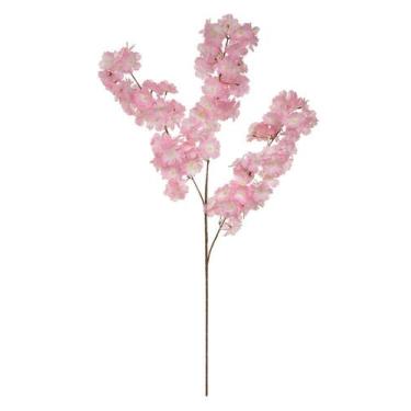 Imagem de HASTE FLOR CEREJEIRA DECORATIVO (ROSA) 95cm - Flor Arte