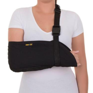 Imagem de Tipóia Ombro Braço Pós Operatório Simples Tecido Bilateral Preto Artip