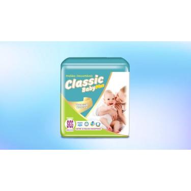 Imagem de fralda Classic Baby tamanho SEG c/12