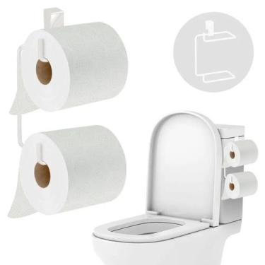 Imagem de Porta Papel Higiênico Suporte Duplo Banheiro Caixa Acoplada - DiCarlo,