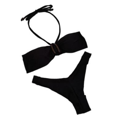 Imagem de Biquini Argola Verão C66 - Fanáticos Por Cintas, Preto, GG, Feminino