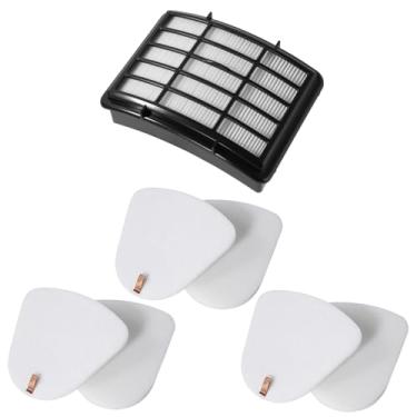 Imagem de Substituição do filtro de vácuo para aspirador de pó Shark Navigator Lift-Away NV350, NV351, NV352, NV355, NV360, NV370, UV440, UV490, UV540, 1 HEPA, 3 filtros de espuma e 3 filtros de feltro -