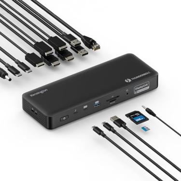 Imagem de Kensington Estação de ancoragem SD5910T EQ Thunderbolt 4 Displaylink Quad 4K para Windows e Mac (K35233NA)