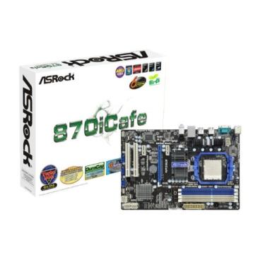 Imagem de ASRock Placa mãe soquete AM3/AMD 870/SATA3/A&GbE/ATX 870ICAFE