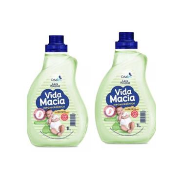 Imagem de Kit 2 Vida Macia Lava Roupa Erva Doce Mais Limpo Luxo - CasaKm