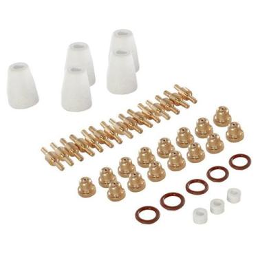 Imagem de Consumiveis corte plasma 43 pc bico curto - V8 BRASIL, U, UNICA