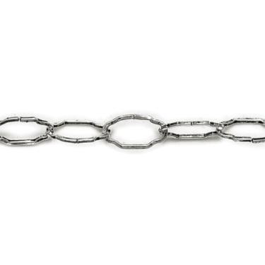 Imagem de Corrente de metal Blue Moon Lost & Found, 1/pacote, elos ovais grandes, extravagantes, prata boi, 76 cm