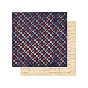 Imagem de Authentique Paper Pride Cartolina dupla face 30,5 x 30,5 cm - círculos padronizados unificados/partituras, 25 por pacote