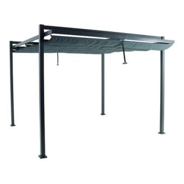 Imagem de Pergolado De Aço Cinza - Ultra Resistente 3,20x3,60 Naterial