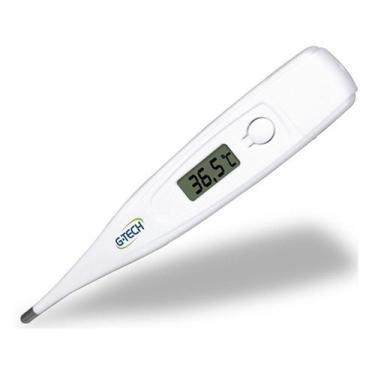 Imagem de Termômetro Clínico Digital Gtech Febre Branco Aviso Sonoro - G-Tech