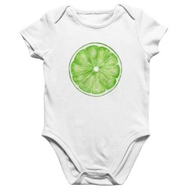 Imagem de Body Bebê Algodão Limão - Foca na Moda, Branco, P