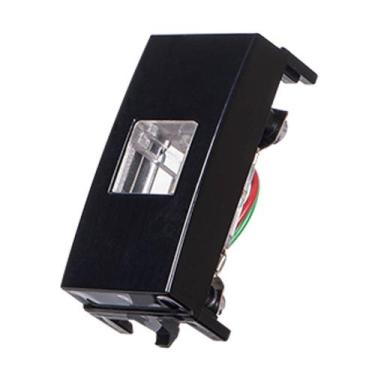 Imagem de Linha Sleek Ebony Módulo Telefone RJ11 - Margirius, Bivolt