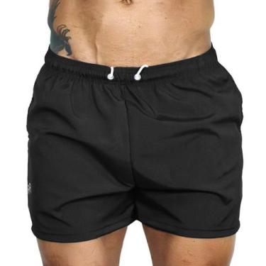 Imagem de Kit 3 Short Mauricinho Masculina Praia Academia Treino - River, Preto,