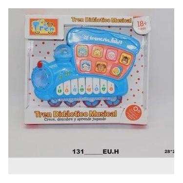 Imagem de Brinquedo Piano Trenzinho Didático Musical. - toys king
