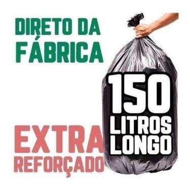 Imagem de Saco De Lixo 150 Litros 50 Un Preto Ainda Mais Forte - HIGIPACK