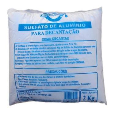 Imagem de Sulfato de Alumínio MIL QUÍMICA Pct.2Kg